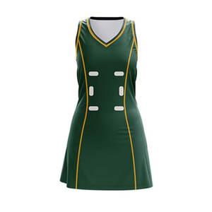 กระโปรงเน็ตบอลหญิง ชุดกีฬาทีมแบบกำหนดเอง ผ้าโพลีเอสเตอร์ ชุดกีฬา ระบายอากาศ ชุดแข่งขัน - Product Image 1