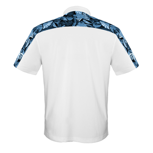 เสื้อโปโลกอล์ฟลายดอกไม้พิมพ์ซับลิเมชันเสื้อถักแขนสั้นยืดได้4ทางแห้งเร็วเลือกโลโก้ที่กำหนดเองได้ทางเลือกที่ดีที่สุดพร้อมส่ง2025 - Product Image 3