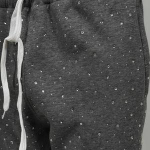 Custom Cotton Fleece <b>Men</b> <b>Shorts</b> Soft Warm Breathable Casual <b>Shorts</b> <b>for</b> <b>Loungewear</b> Streetwear Rhinestone Fleece <b>Men</b> <b>Shorts</b> - Product Image 4