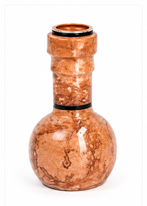 Cachimba de Lujo de Mármol con Espejo de Latón, Set Completo, Pipa de Agua Shisha con Vástago de Acero Inoxidable y Bandeja de Mármol Pesado - Product Image 4