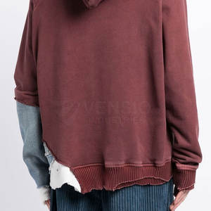 <b>Top</b> Selling <b>Distressed</b> Hoodies New Design <b>Distressed</b> Hoodies Custom Made <b>Distressed</b> Hoodies for Sale - Product Image 6