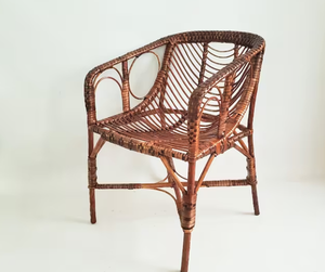 Silla de mimbre Vintage para adultos - Product Image 6