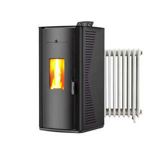 Estufa de Pellets de Agua Caliente de 19.2KW, Diseño Moderno, con Alimentación Automática de Pellets, Control WIFI, para Uso Industrial y Doméstico - Product Image 1