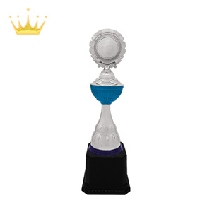 พวงมาลัยสีเงินสีฟ้าสุดพิเศษที่ใส่ถ้วยรางวัลพลาสติกชั้นนำการ์ตูนสัตว์โรงเรียนหลังโรงเรียนกีฬาขององค์กร - Product Image 3