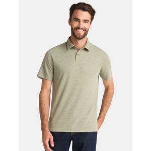 Verano Color sólido Diseño personalizado Moda Elegante All Over Printed Hombres Polos Slim Fit Polos para hombres de BD - Product Image 6