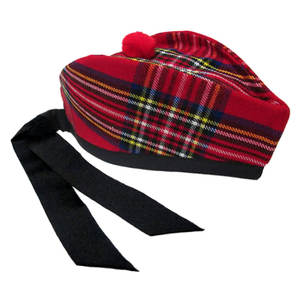 Customized Red Glengarry <b>Hats</b> New Design Glengarry <b>Hats</b> With <b>Pom</b> <b>Pom</b> Hand Made Winter <b>Hats</b> - Product Image 3