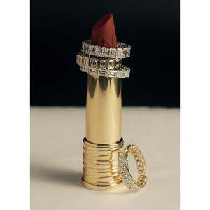 Anillo de Eternidad Jackie con Diamantes de Corte Esmeralda en Oro Blanco - Product Image 5