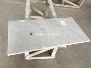 איטליה השיש לבן יהירות אמבטיה למעלה מטבח שולחן משטחי - Product Image 3