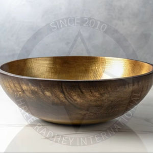 Cuenco de cuerno de búfalo natural hecho a mano de lujo, vajilla decorativa duradera ecológica empaquetada en cartón - Product Image 1