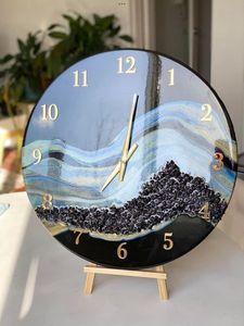 DESIGN Epoxy Resin <b>Wall</b> <b>Clock</b> Epoxy Resin <b>Living</b> <b>Room</b> best qulatiye Furniture Home Decor <b>Wall</b> <b>Clock</b> Customized best - Product Image 4