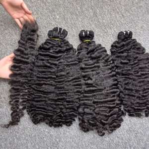 ส่วนขยายของคนบริสุทธิ์จากเวียดนาม100% ปิดลูกไม้แบบหยิกความละเอียด HD แบบชาวพม่าเครื่องทอสองชั้นอัจฉริยะสำหรับลูกไม้ - Product Image 3