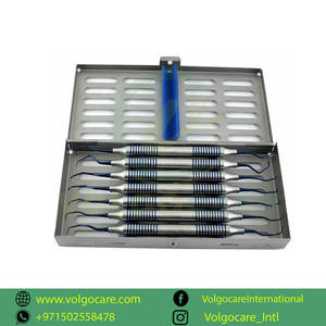 Curetas de hueso quirúrgico dental de excelente calidad al por mayor, curetas de hueso quirúrgico y dental, Juego de 2 piezas en estilo único - Product Image 2