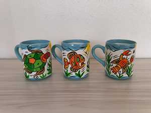 DAFNI <b>BIG</b> PAZAR Custom 3D Relief Ceramic Mug Handmade Hand Painted Cute Fruit Design Dishwasher Safe Gift Box - Product Image 6