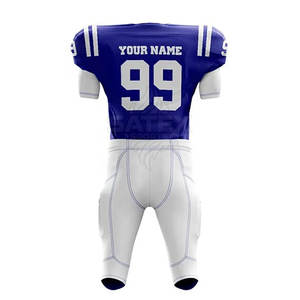 Uniforme de Fútbol Americano para Adultos de Último Diseño, Transpirable, Manga Corta, 100% Poliéster, Personalizable, Precio al por Mayor - Product Image 2