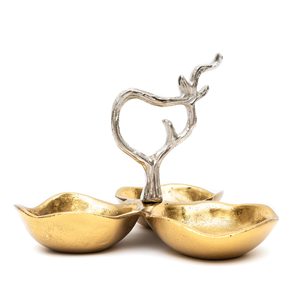 Decoración de mesa hecha a mano, cuencos de Latón chapado en oro, utensilios de cocina de diseño superior, cuencos de servicio de latón con acabado pulido. - Product Image 2