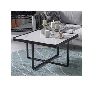 Table d'appoint de forme carrée au design pur fait à la main de haute qualité avec un design et une qualité exceptionnels et un plateau en marbre blanc pur - Product Image 6