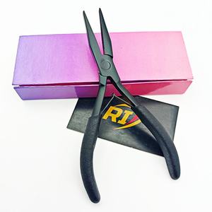 Professional Stainless Steel Hair Extension Pliers for Fusion <b>Tape</b> <b>Micro</b> Ring I-Tip Hair Extensions Salon Use - Product Image 6