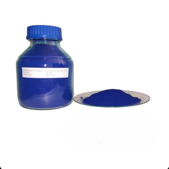 Pigmentos minerales Polvo Beta Azul Pigmento 15:3 para pinturas textiles Caucho Plástico Tinta Papel Jabón y detergente