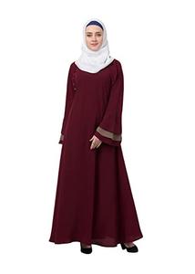 Nouveauté 2024 Dubaï Style arabe Abaya dames à manches longues robe musulmane femmes Abayas en gros OEM - Product Image 3