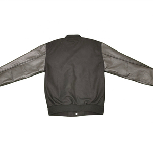 แจ็กเก็ตเลตเตอร์แมนกับเสื้อขนสัตว์แขนเสื้อหนังวิทยาลัยสำหรับฤดูหนาวเสื้อแจ็คเก็ตสำหรับผู้ชายจัดส่ง DP - Product Image 2