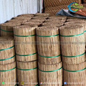 Sedge Mat Roll Used for Plant Pot <b>Cover</b> and Tree Trunk Wrap Common Natural Brown Color - Product Image 2