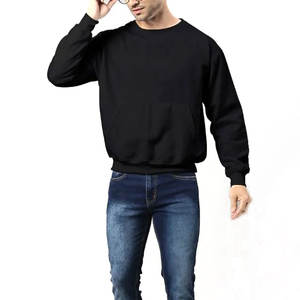 2025 nuevo diseño de peso pesado hombres sudaderas de gran tamaño con bolsillo ropa de invierno sudaderas básicas para hombres por Isha Industry - Product Image 1