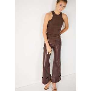 Camiseta sin Mangas para Mujer, con Detalles de Piedras Suaves, Cuello Halter, Estilo Casual Básico, Transpirable y Sostenible, con Logotipo Personalizado, para Uso Diario - Product Image 1