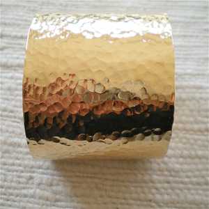 Conjunto de brazalete y pulsera de moda con corte de corazón de latón Royal Charm, regalo de joyería para mujer, accesorio de moda, pulsera hecha a mano - Product Image 1