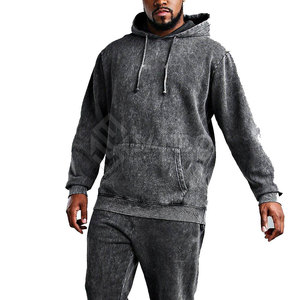 ชุดวอร์มผู้ชายไซส์ใหญ่แบบมีฮู้ด ลวดลายกรด ล้างสี พร้อมโลโก้สั่งทำพิเศษ กันลม ผ้าฝ้าย ดีไซน์ล่าสุด ระบายอากาศได้ดี สำหรับฤดูหนาว - Product Image 1