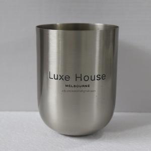 โหลเทียนทองเหลืองสีดำพร้อมฝาปิดโหลเทียนเปล่าภาชนะสำหรับทำเทียนรูปทรงเรือของตกแต่งบ้านแกะสลักขนาด16ออนซ์ทำด้วยมืองานตามสั่ง - Product Image 3