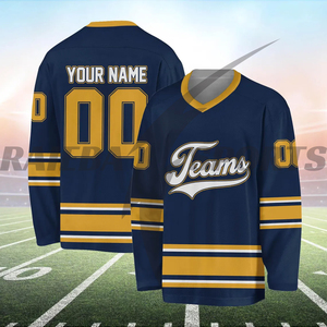 Premium Quality Factory Wholesale Custom Breathable 100% <b>Polyester</b> Moisture-Wicking Ice Hockey Uniforms Set Customized Design - Product Image 4