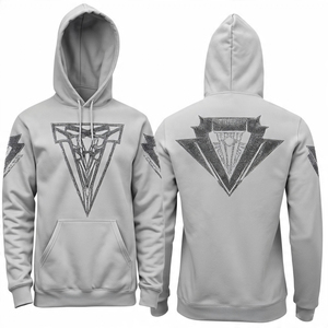 Men oversized Hoodie 100% cotton with Logo Comfortable Full Zip for Casual Outdoor or Sports Wear Soft Durable and Stylish - Product Image 6