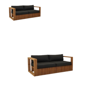 Súper Venta caliente Original de fábrica de madera maciza sofá al aire libre Premium sofá con precio de fábrica - Product Image 3