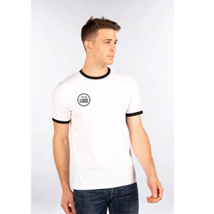 Bella + 3650ผ้าใบสำหรับทั้งชายและหญิงเสื้อยืดริงเกอร์สไตล์วินเทจเสื้อยืดผ้าฝ้าย100% ทนทานสำหรับนักกีฬาป้องกันการหดตัว200g ทรงหลวมฟิต - Product Image 6