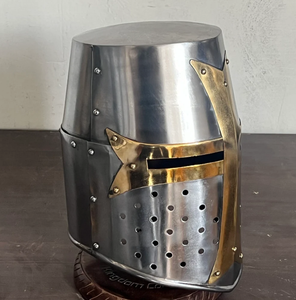 Juego de gladiador casco espartano soldado batalla traje Medieval Cosplay griego Sparta antiguo romano Corintio acero - Product Image 2