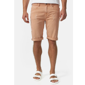 Shorts en jean décontractés slim personnalisés de haute qualité pour hommes 2026 – Coupe ample et fuselée, design déchiré, écologiques et infroissables - Product Image 3