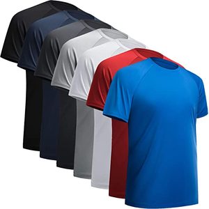 เสื้อยืดออกกำลังกายผู้ชายแบบสั้น แห้งเร็ว ระบายอากาศดี สำหรับฟิตเนสและเล่นกีฬา รับผลิตตามสั่งขายส่ง - Product Image 5