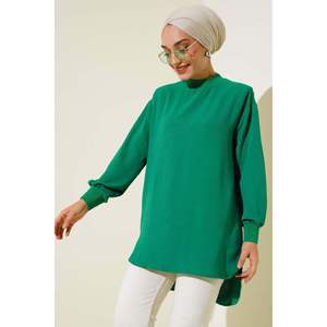 Tunique côtelée à col vert TR pour garçons, tailles 36-44 - Product Image 1