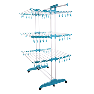 BeproHome TendoSpazio asciugatrice verticale pieghevole di grande capacità ottimo per uso interno/esterno supporta 40 chili in metallo - Product Image 3