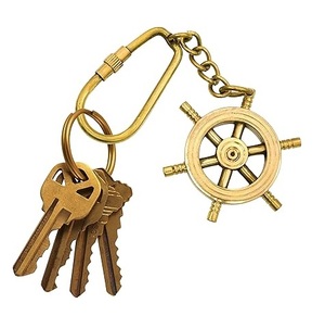 Nautical Item Vintage <b>Key</b> Chain Metal Craft Antique <b>Customized</b> Shapes for Bikes Cars Metal Chains in Wholesale Price. - Product Image 2