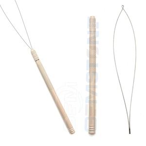 Hair <b>Extension</b> Pulling Loop Tool for Micro Rings & Nano <b>Beads</b> installation – Stainless Steel Pulling Needle with Anti-Slip Grip - Product Image 4