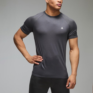 Camisetas de Gimnasio con Logotipo Personalizado de Alta Calidad, 100% Algodón, Corte Ajustado, Transpirables, Cuello Redondo, Manga Corta, Diseños Impresos Personalizados, Estilo Antiguo - Product Image 1