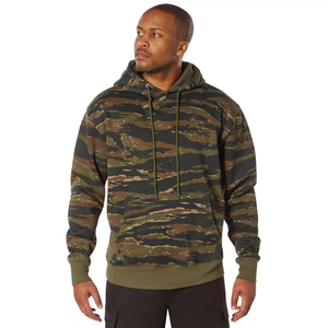 Stylish Custom Cammo Hoodie 100% Cotton Fleece Comfortable Fit Pocket Design Digital Printing for Winter Branding - Product Image 1