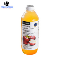 Biologische 100% pure hoogwaardige bulk appelazijn EU-standaard Halal & HACCP gecertificeerd Nutrifarm 1000ml rechtstreeks uit Indonesië