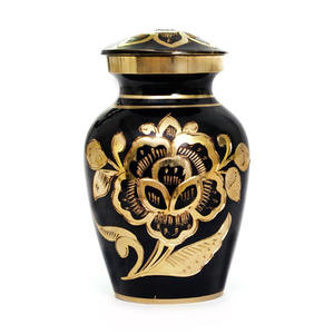 Urna de Metal funeraria conmemorativa hecha a mano, diseño notable, ataúd de entierro para cenizas infantiles para mascotas y cremación - Product Image 4