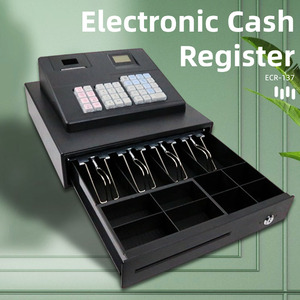 ECR-137 tất cả trong một POS Tiền mặt đăng ký 2.8 inch hiển thị mini máy tính để bàn thu ngân với 58 mét máy in hóa đơn RS232 cổng USB - Product Image 3