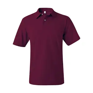 Camiseta de Golf de Manga Corta para Hombre, de Alto Rendimiento, Antiarrugas, con Bolsillo en el Pecho, Tejido de Punto, Verano, Logotipo Personalizado, 100% - Product Image 1
