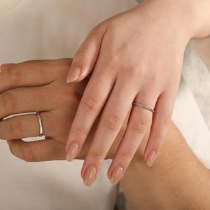 Jeulia Minimalist Twist Adjustable Open <b>Ring</b> for <b>Men</b>-Rhodium & <b>Rose</b> <b>Gold</b> Plated - Product Image 5