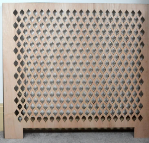 Cache-radiateurs en bois massif (designs découpés au laser) - Product Image 4