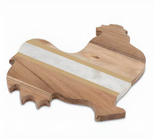 Plateau de Noël en marbre de luxe moderne Superbe accent festif pour la maison, le service de vacances et la présentation de cadeaux Plateaux décoratifs - Product Image 6